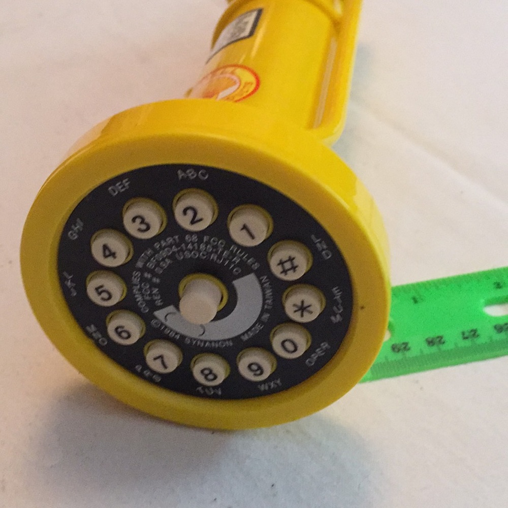 Yellow Shell gas pump telephone - Picture 6 of 12